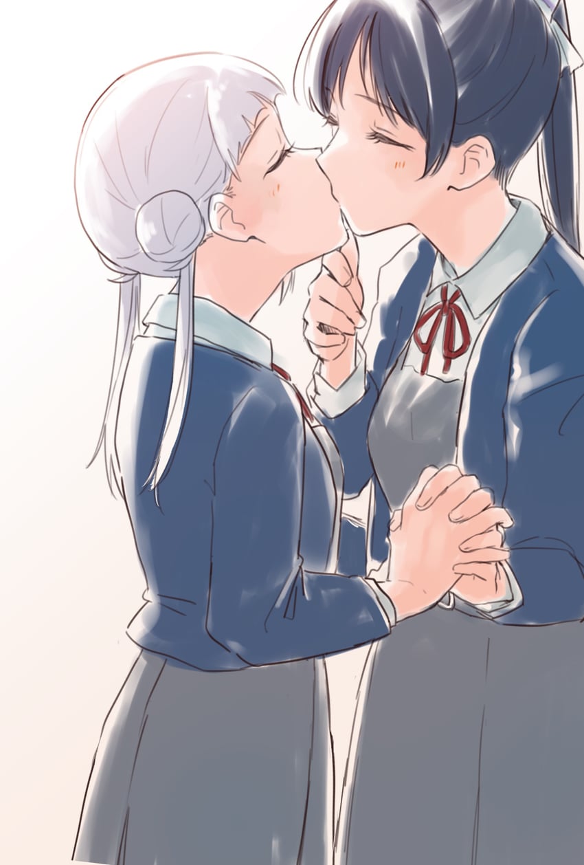 arashi chisato and hazuki ren (love live! and 1 more) drawn by kikorinolily