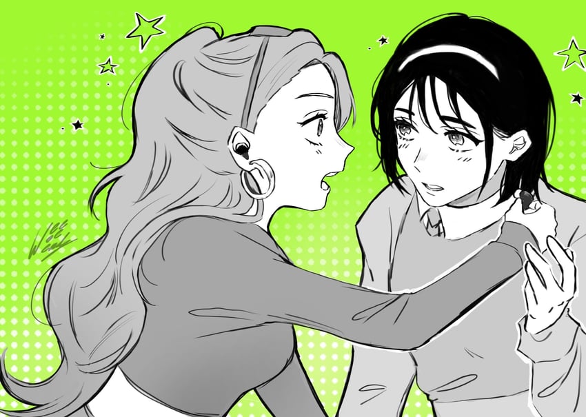 sua and mizi (alien stage) drawn by weewee_wendy