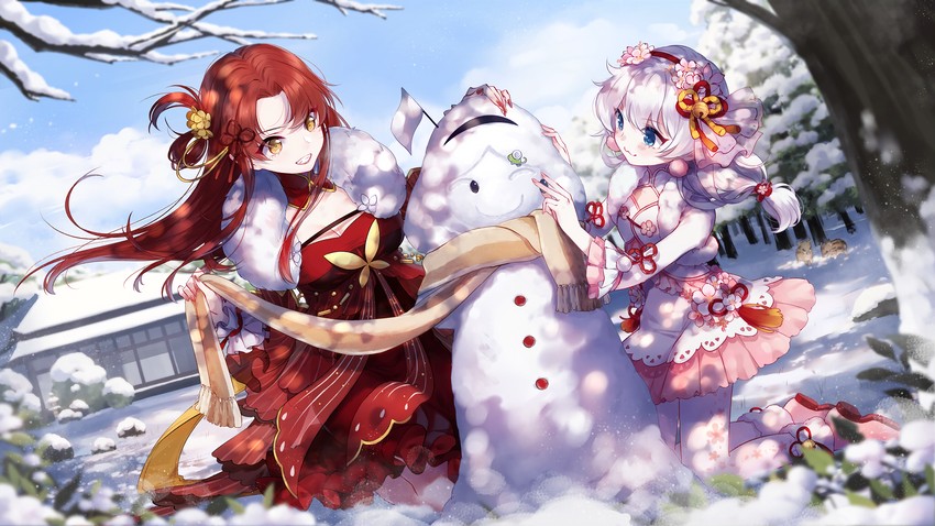 theresa apocalypse and murata himeko (honkai and 1 more)