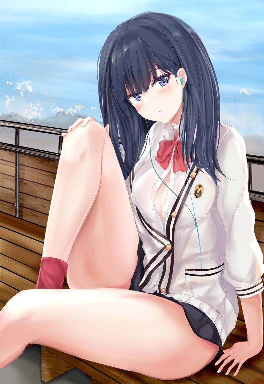 takarada rikka (gridman universe and 1 more) drawn by ru_zhai
