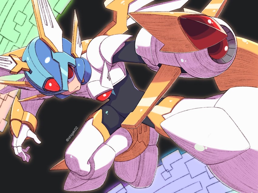 copy x (mega man and 1 more) drawn by ishigaki_(sora_roxas)