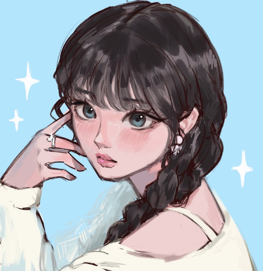 eunha (real life and 1 more) drawn by sui_(suirenzn)