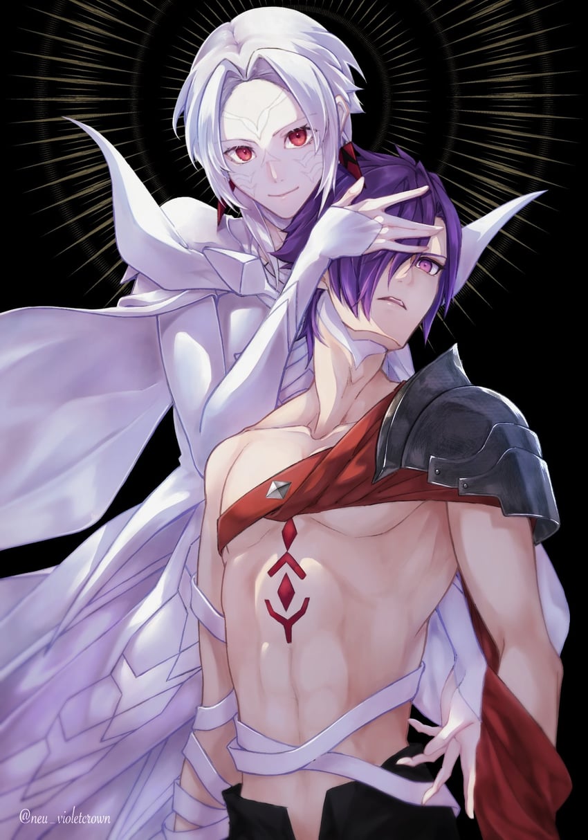 male shez and arval (fire emblem and 2 more) drawn by dq11neu