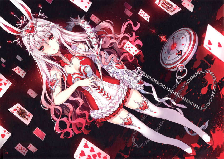 white rabbit (alice's adventures in wonderland) drawn by nardack