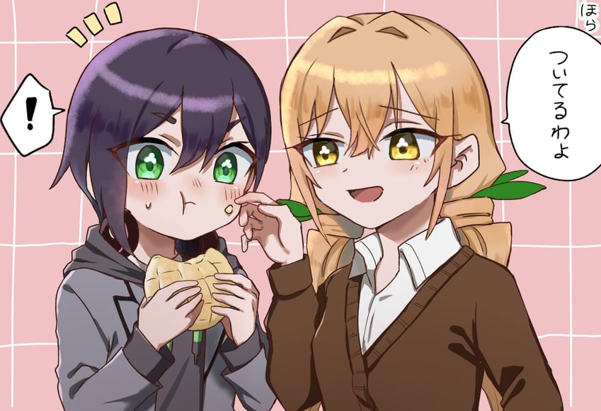 inda karane and haraga kurumi (kimi no koto ga dai dai dai dai daisuki na 100-nin no kanojo) drawn by hiiro_(kiiro_ex)