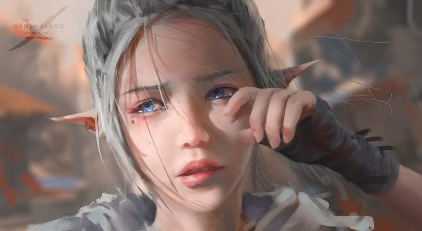 princess yan (ghostblade) drawn by wlop