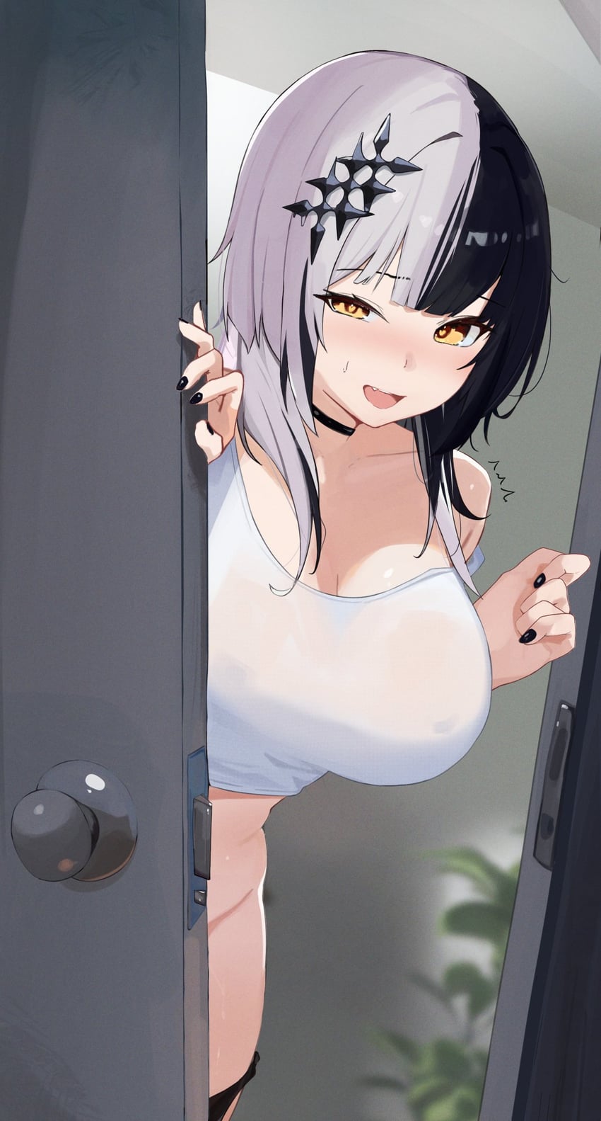 shiori novella (hololive and 1 more) drawn by ku_roiko