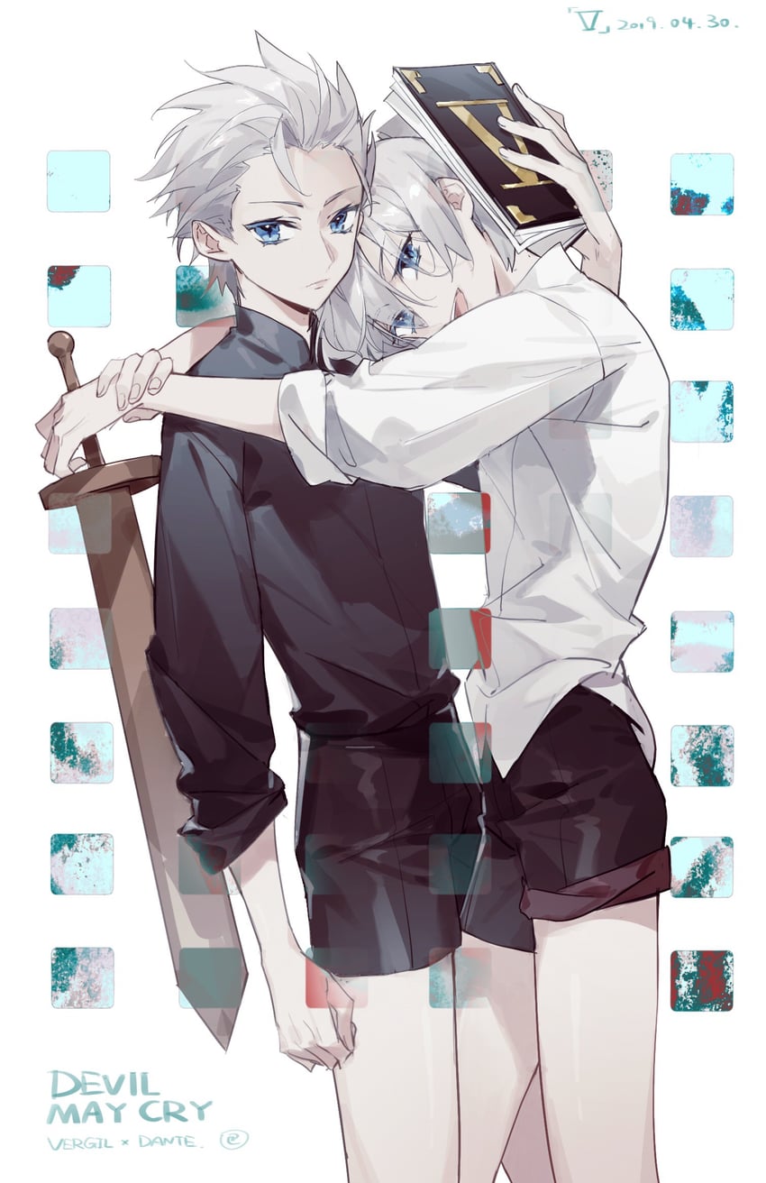 dante and vergil (devil may cry) drawn by e_(h798602056)