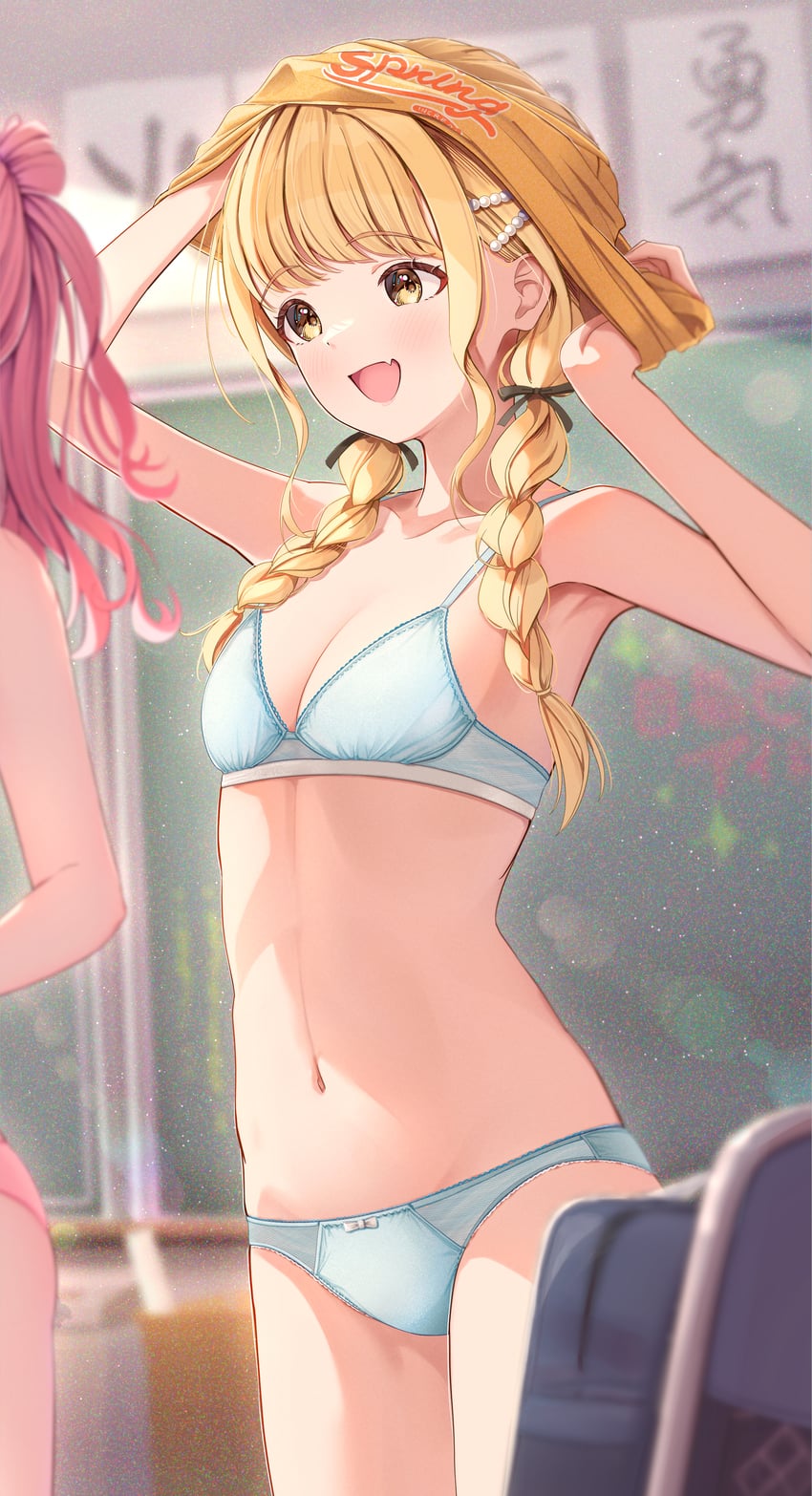 fujita kotone and hanami saki (idolmaster and 1 more) drawn by fujinomiya_rio
