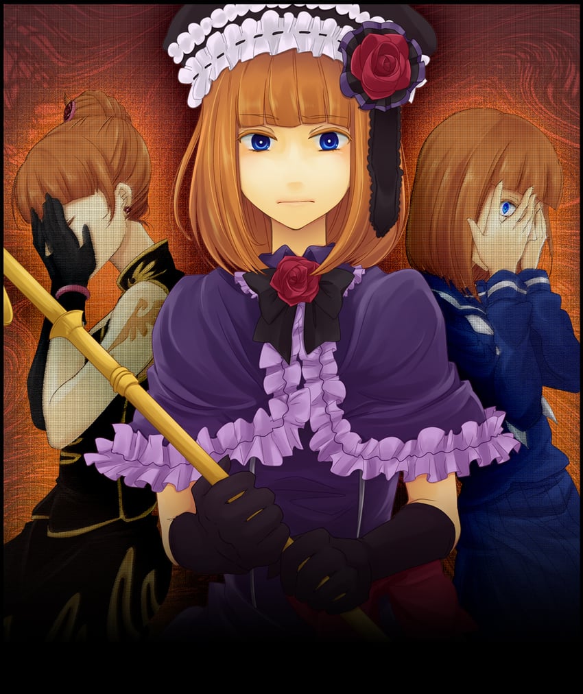 eva beatrice and ushiromiya eva (umineko no naku koro ni) drawn by eringi_oishii