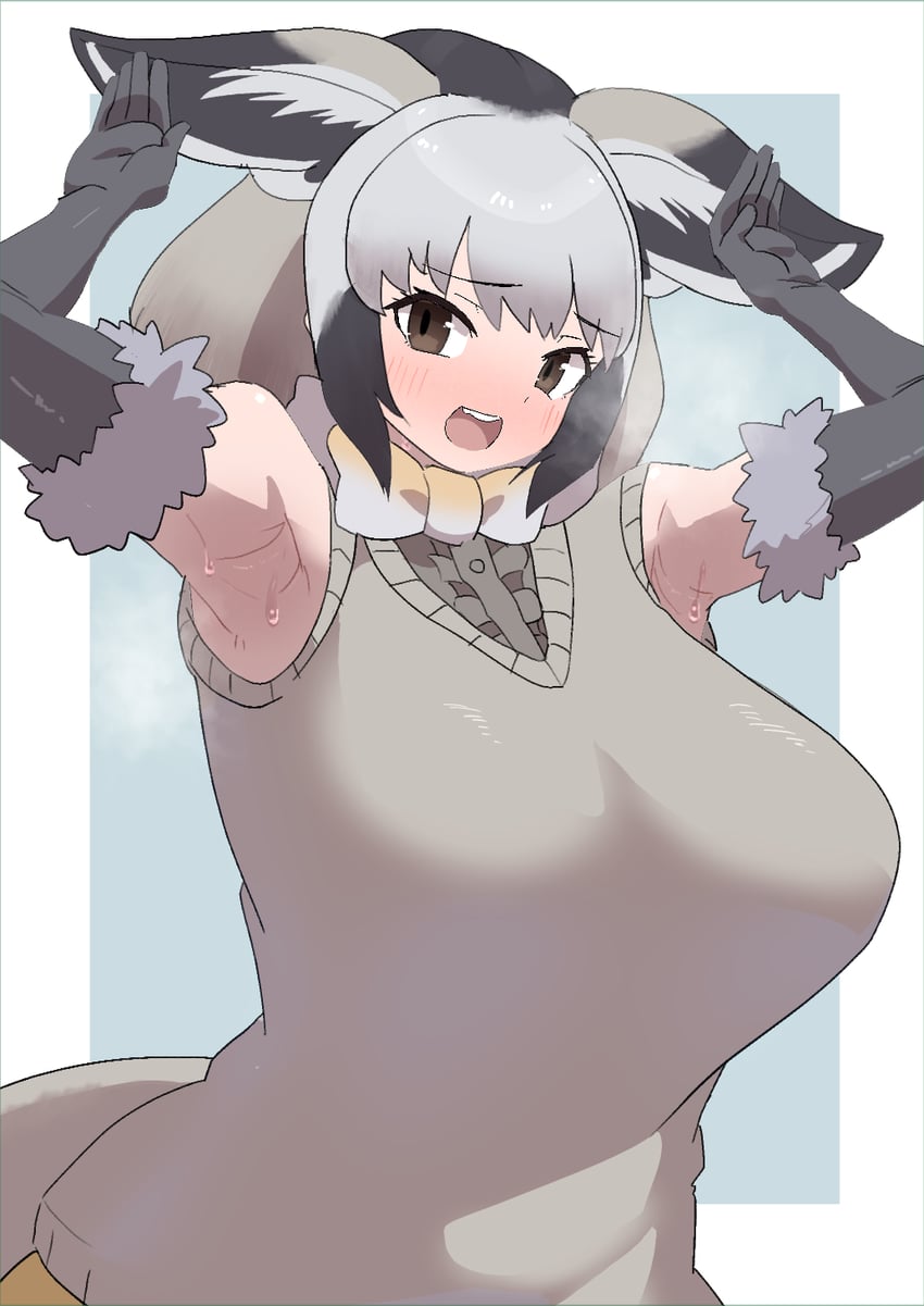bat-eared fox (kemono friends and 1 more) drawn by nishuu_miri