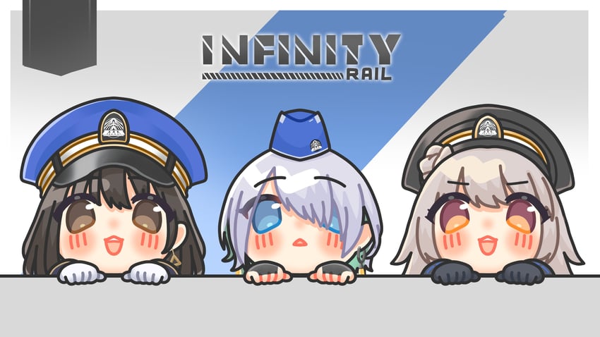 brid, diesel, and soline (goddess of victory: nikke) drawn by aoi_futaba_(aoi2taba)