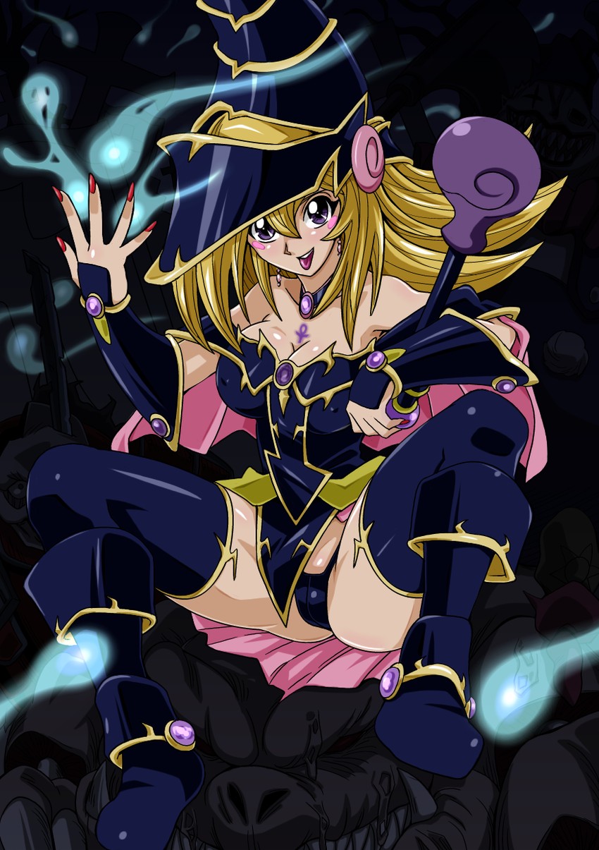 dark magician girl and magi magi magician gal (yu-gi-oh!)