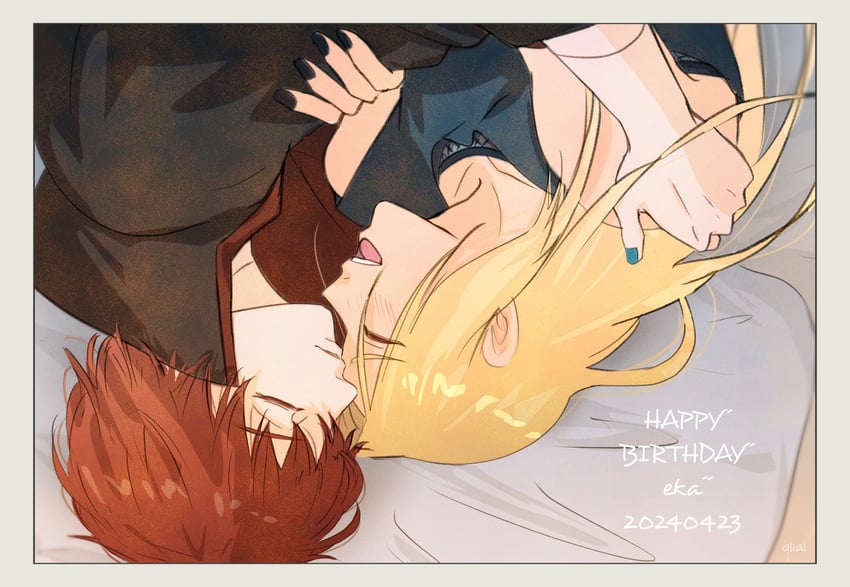 deidara and sasori (naruto and 1 more) drawn by miomu4