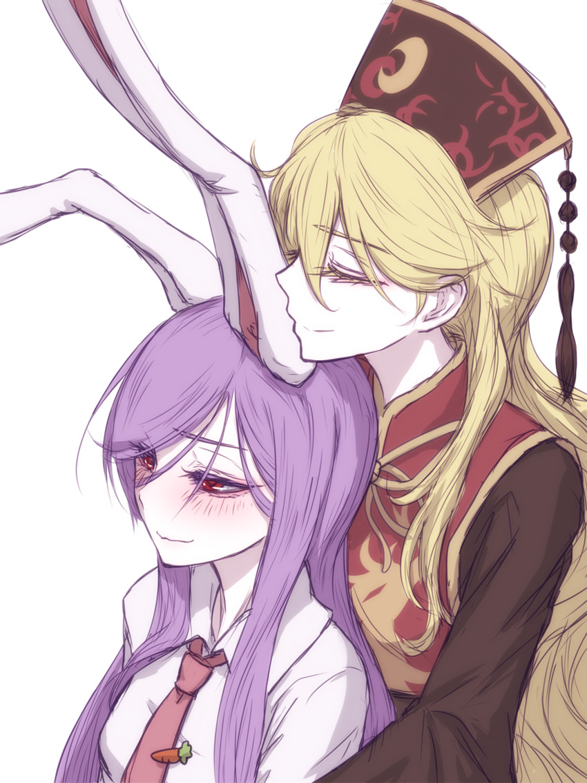 reisen udongein inaba and junko (touhou) drawn by miata_(miata8674)