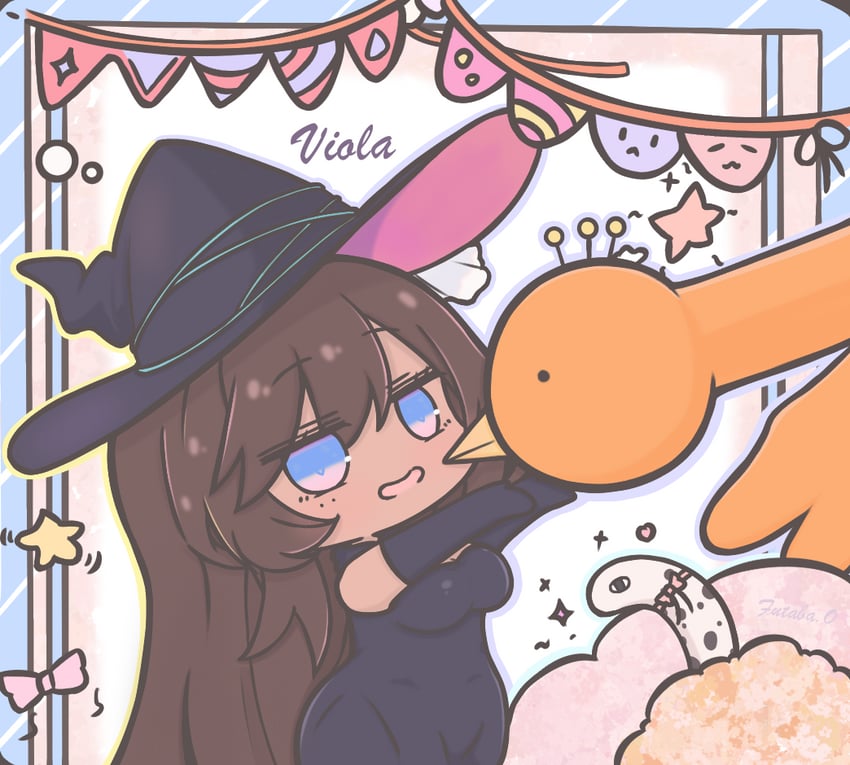 viola (dekoboko majo no oyako jijou) drawn by futaba_(anti_clockwise)