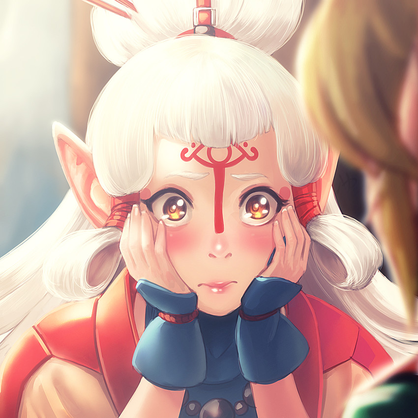 link and paya (the legend of zelda and 1 more) drawn by mark_henry_bustamante