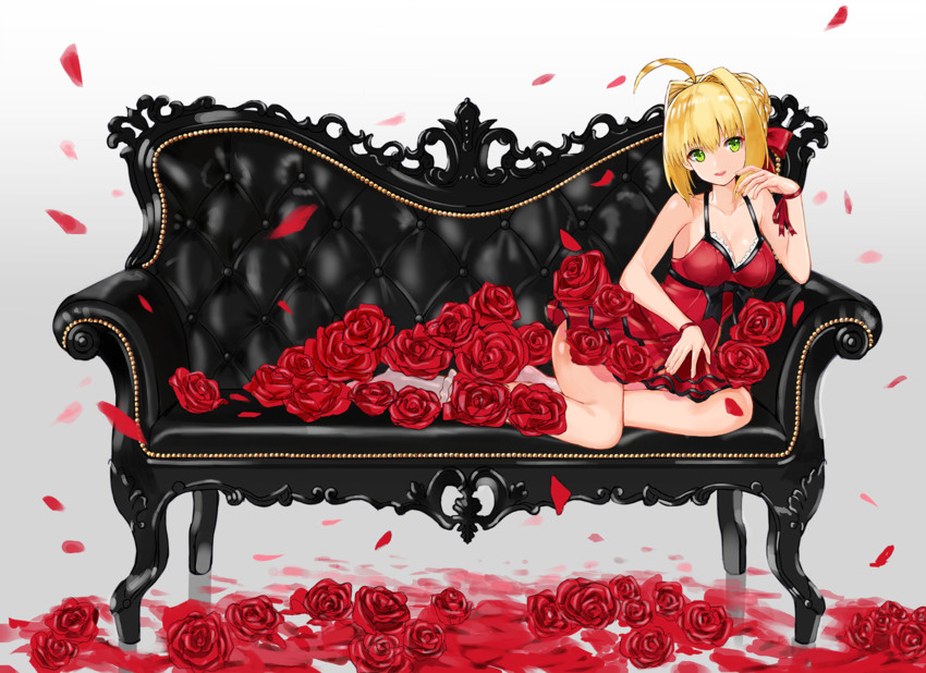 nero claudius (fate and 1 more) drawn by luicent