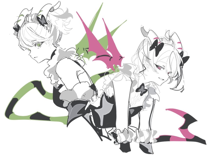 arianna the labrynth servant and arianne the labrynth servant (yu-gi-oh!) drawn by toba_(toba_game)