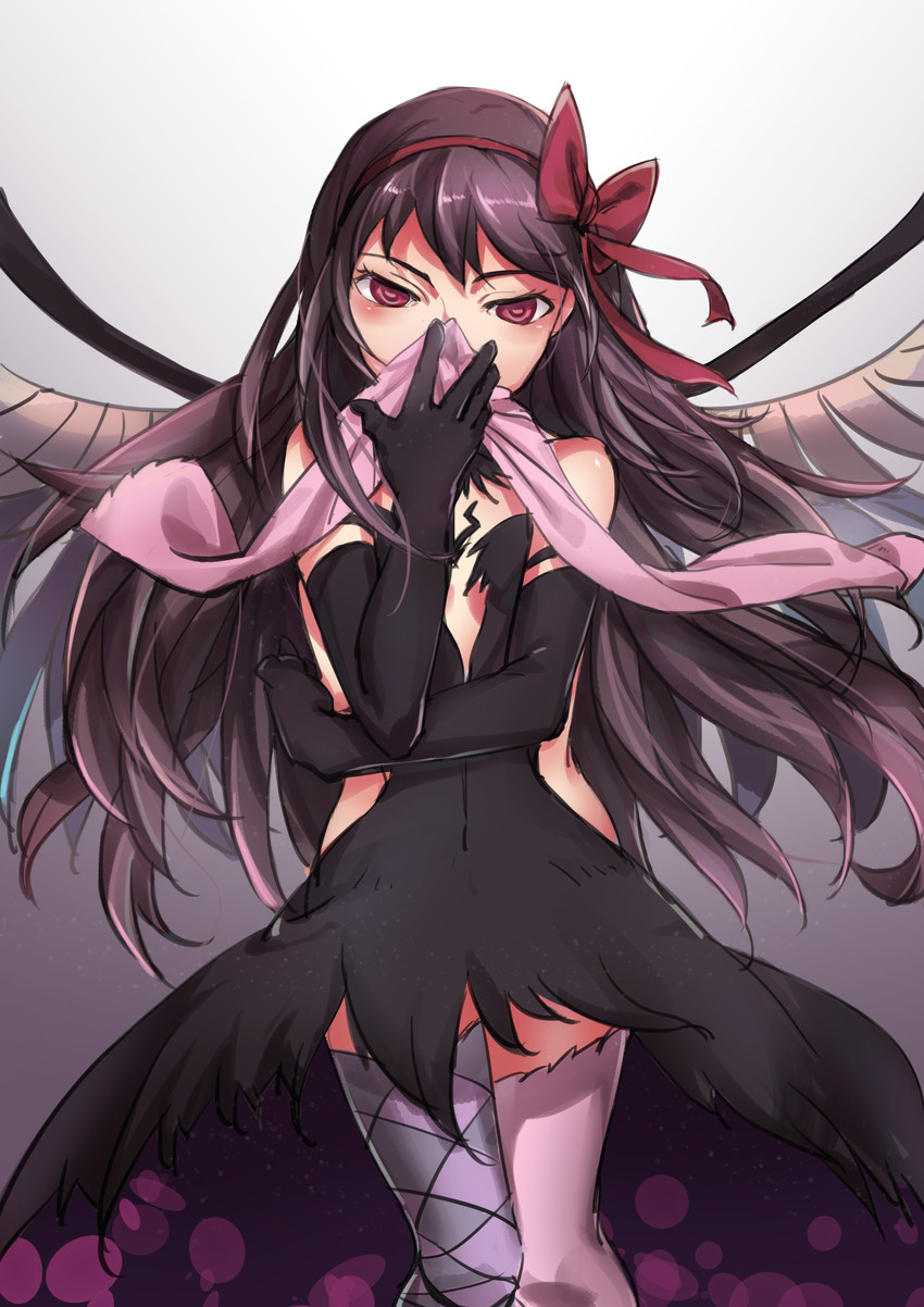 akemi homura and akuma homura (mahou shoujo madoka magica and 1 more) drawn by pg_(pgouwoderen)