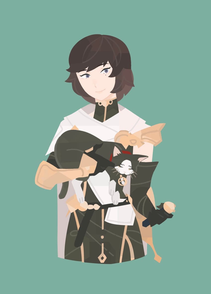 kuro and female voyager (sword of convallaria) drawn by pedes1ayer