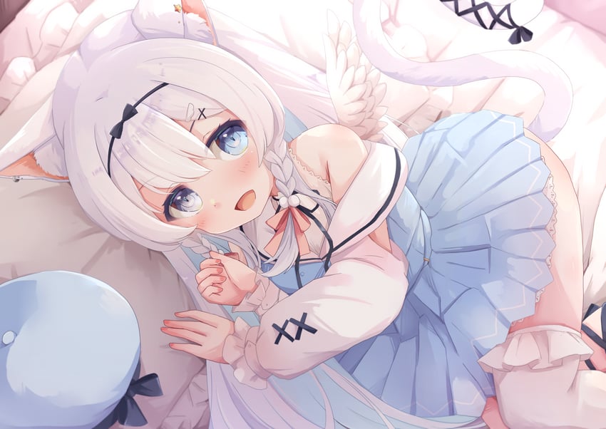 sorashi purumu (indie virtual youtuber) drawn by nyxerebos