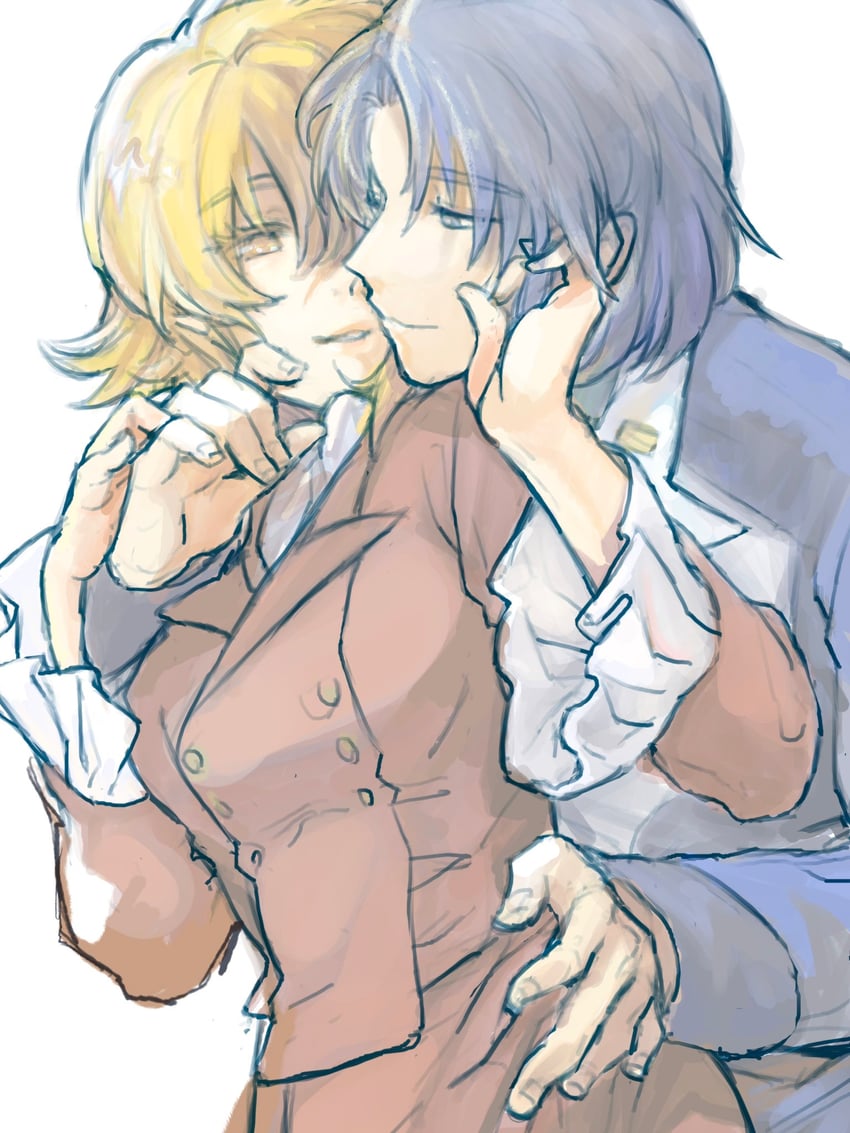 cagalli yula athha and athrun zala (gundam and 2 more) drawn by kimi88407604