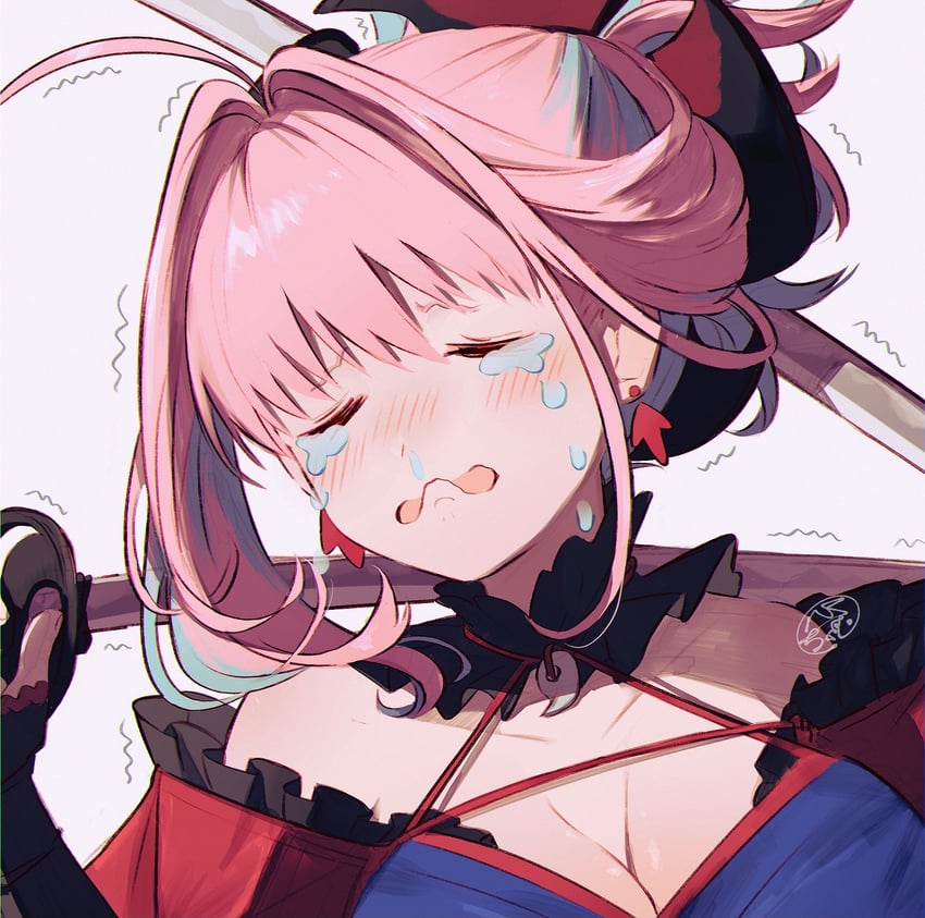 yumemi riamu and miyamoto musashi (fate and 3 more) drawn by hamachamu
