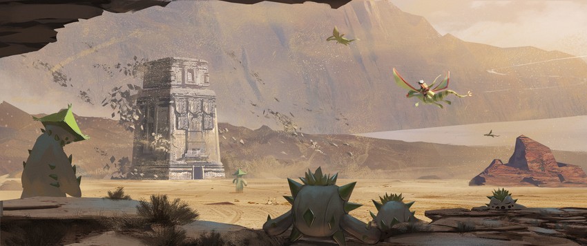 brendan, flygon, sandshrew, cacnea, and cacturne (pokemon) drawn by fjsmu