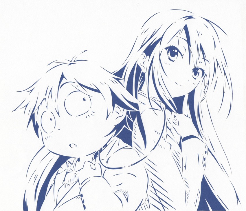 kuroyukihime and arita haruyuki (accel world) drawn by suda_(sudaturi)