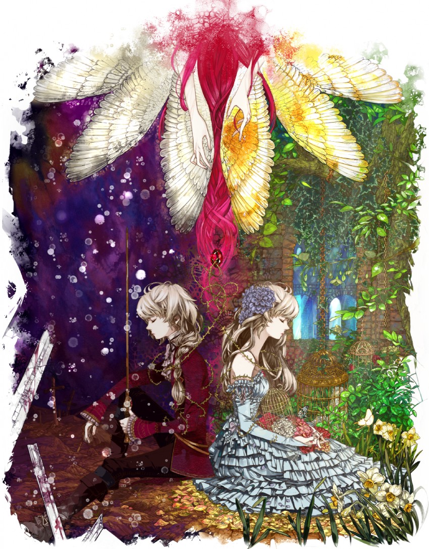 matin catorce, nox catorce, and l'erisia (bemani and 4 more) drawn by roe_(d-c_-b)