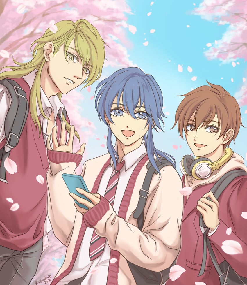 seliph, leif, and ares (fire emblem and 1 more) drawn by ursla99
