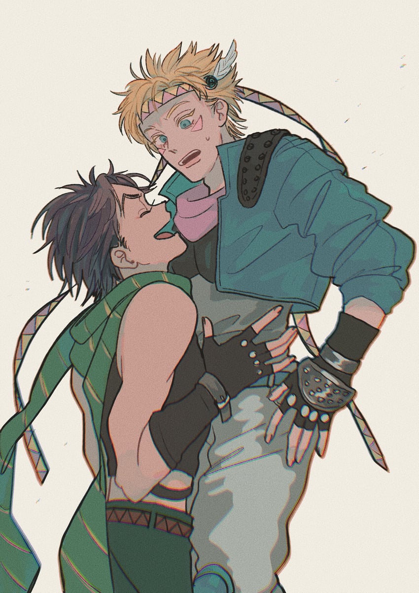 joseph joestar and caesar anthonio zeppeli (jojo no kimyou na bouken and 1 more) drawn by t_0nd