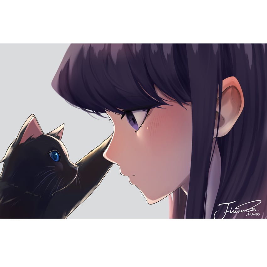 komi shouko (komi-san wa komyushou desu) drawn by j_humbo