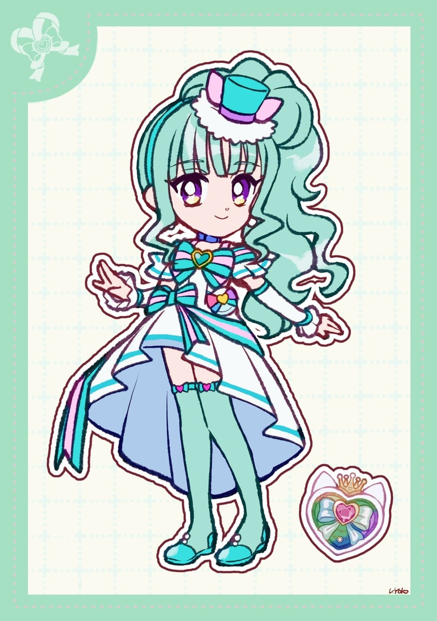 nekoyashiki mayu and cure lillian (precure and 1 more) drawn by uwded_207