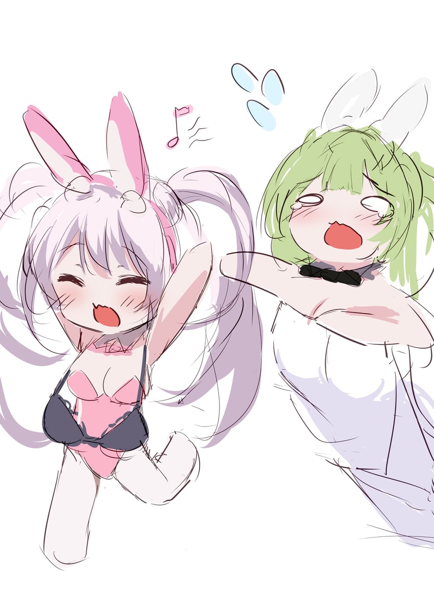 alice and soda (goddess of victory: nikke) drawn by kurono_suzuran