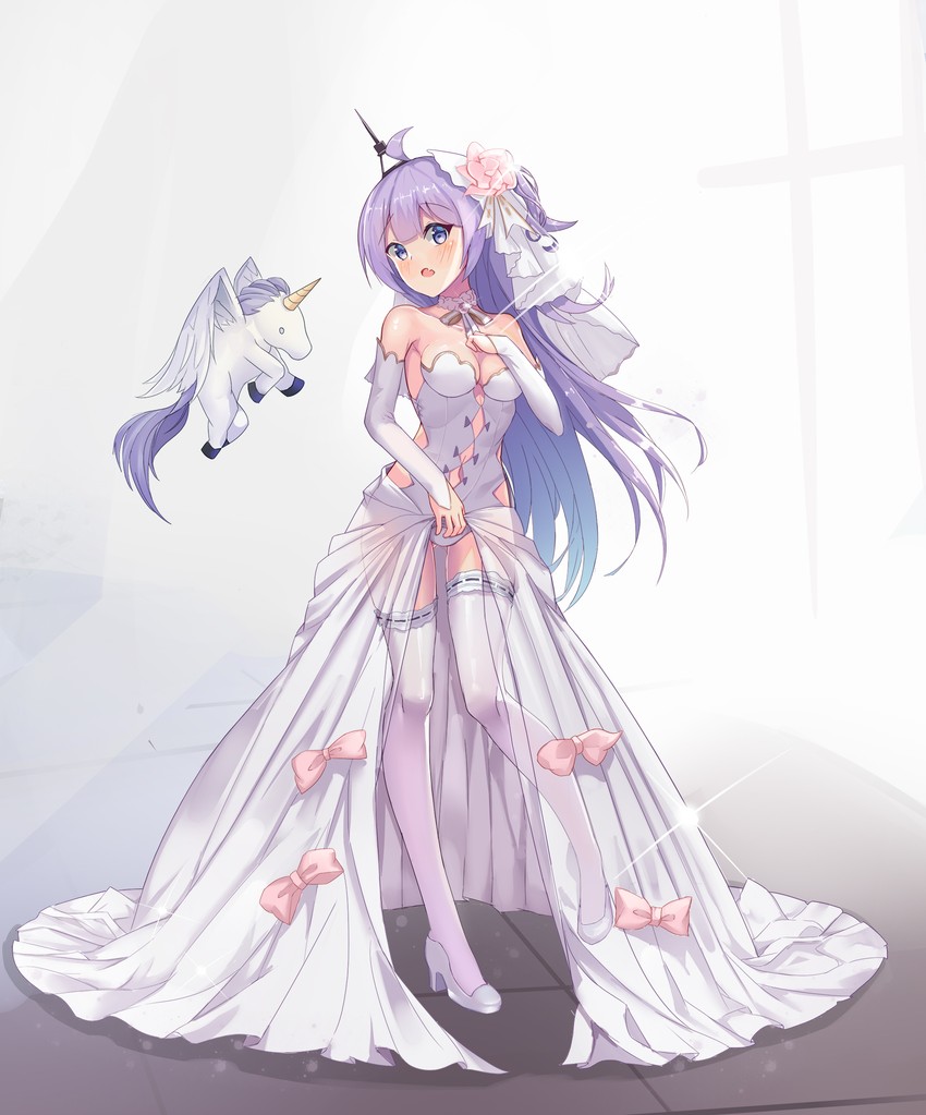 unicorn (azur lane) drawn by zhongwu_chahui