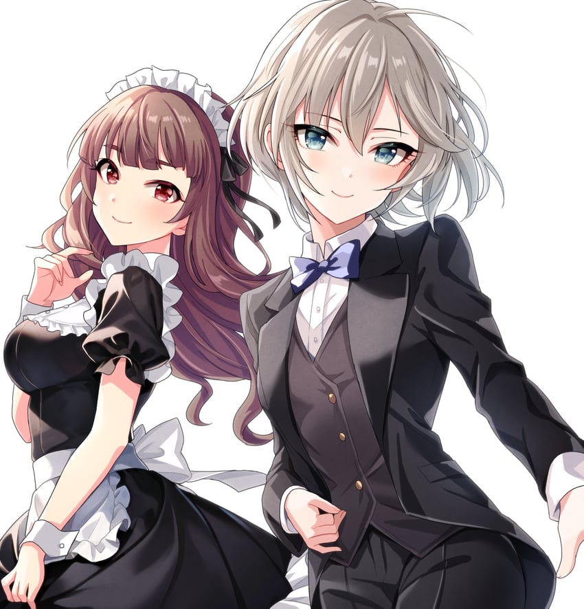 anastasia and kamiya nao (idolmaster and 1 more) drawn by popon_ta