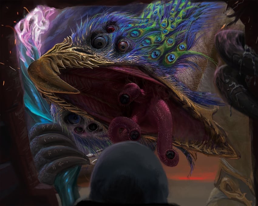 lord of change (warhammer 40k) drawn by alex_cristi