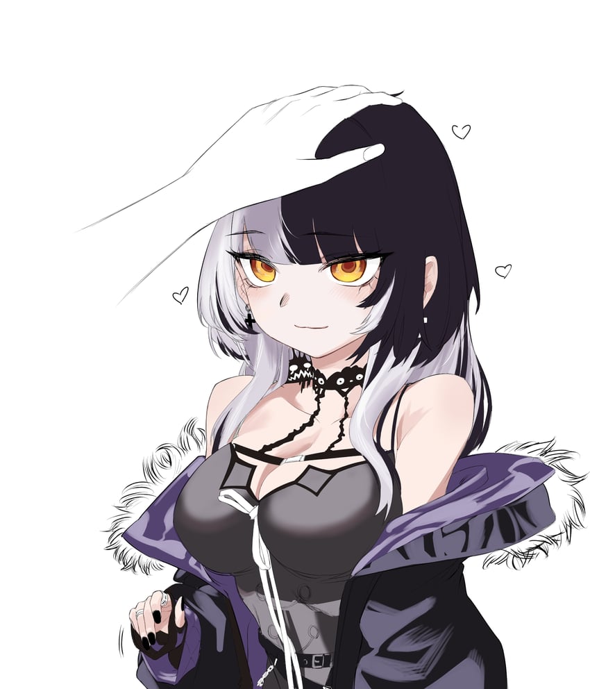 shiori novella and yorick (hololive and 1 more) drawn by ahmjya