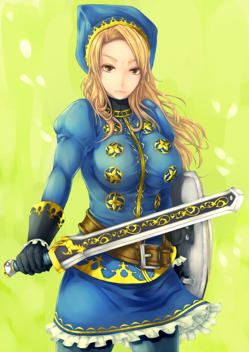 warrior (fantasy earth zero and 1 more) drawn by visualcat