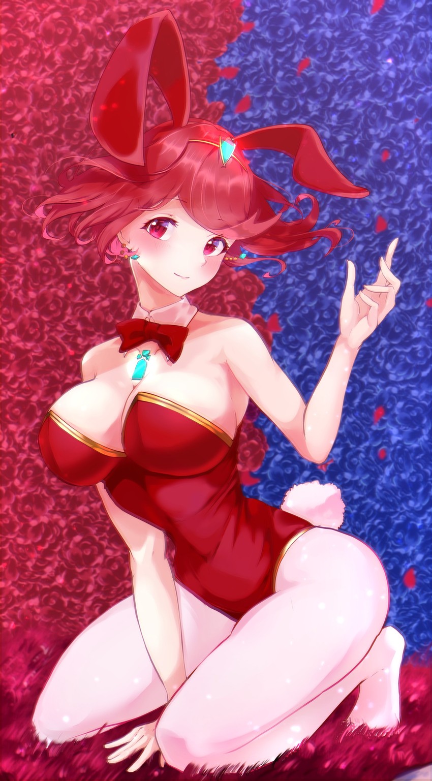 pyra (xenoblade chronicles and 1 more) drawn by risumi_(taka-fallcherryblossom)