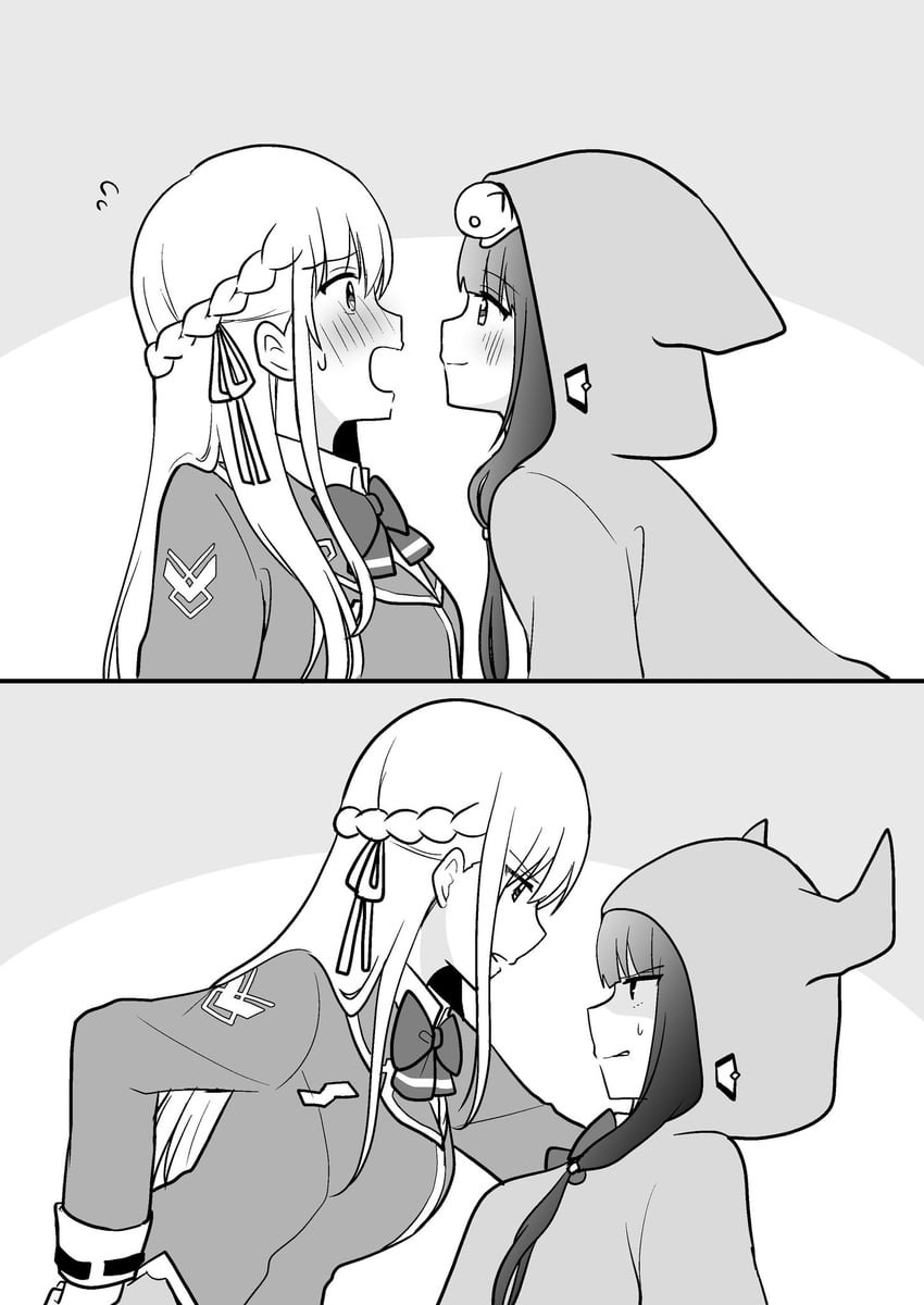 asakura karen and toujou tsukasa (heaven burns red) drawn by yrge8743