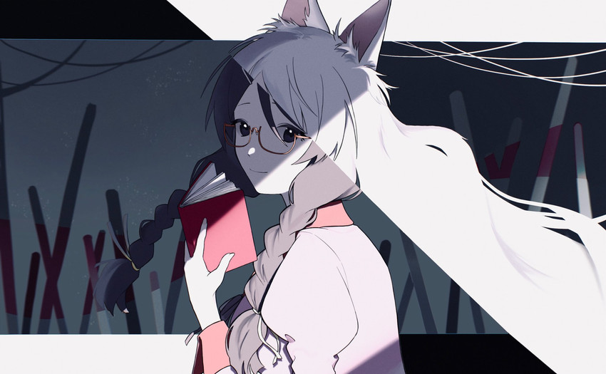 hanekawa tsubasa (monogatari and 1 more) drawn by igurumi_00128