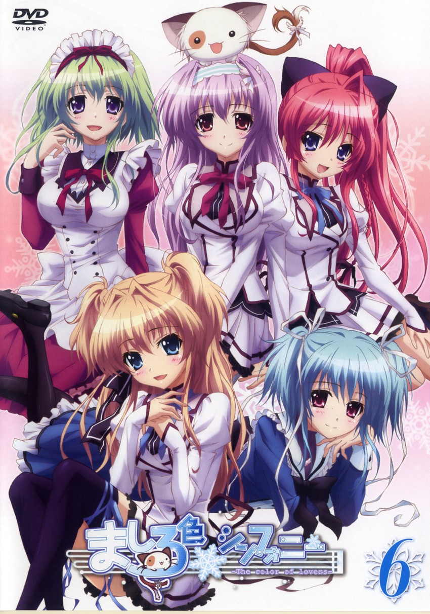 inui sana, sena airi, pan-nya, amaha miu, uryuu sakuno, and 1 more (mashiroiro symphony)