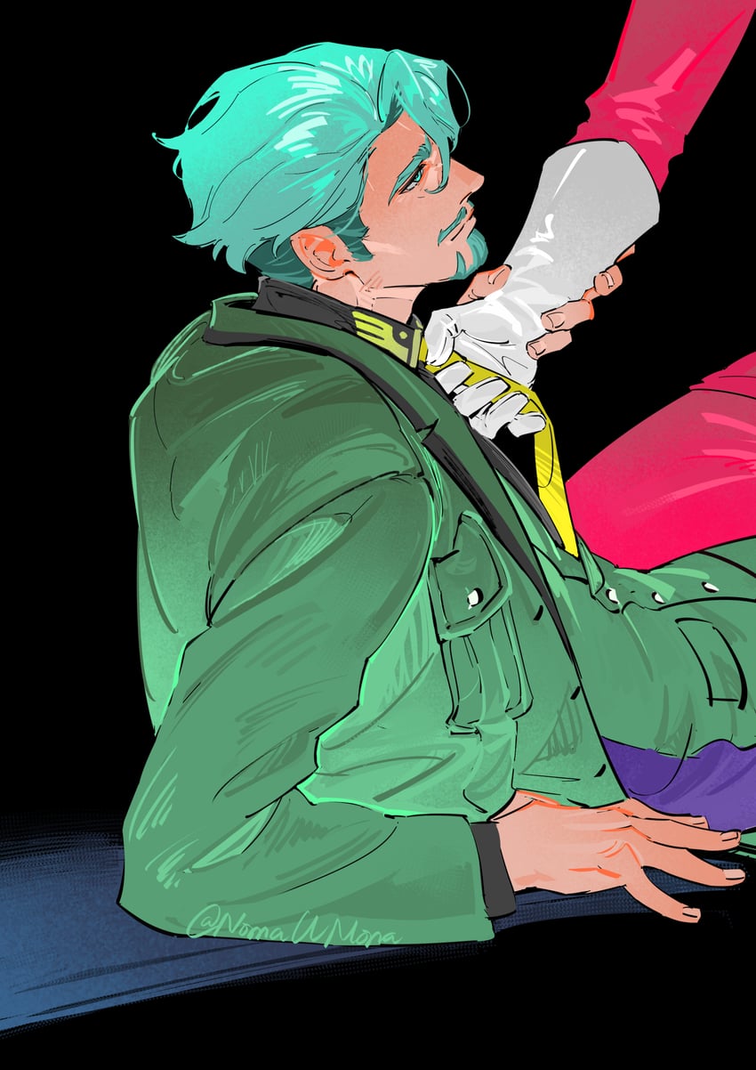 char aznable and challia bull (gundam and 1 more) drawn by nomaumona