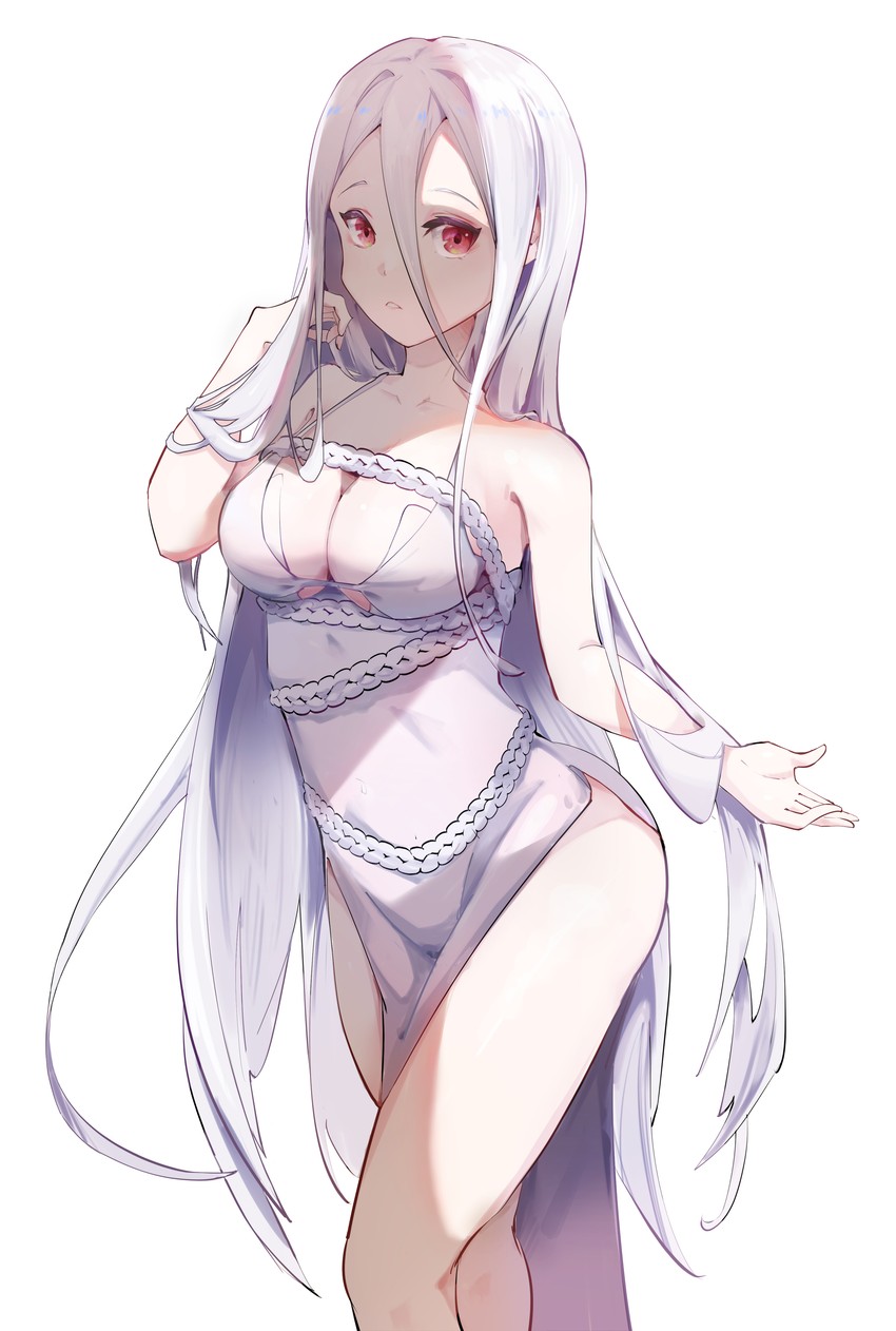 shiraori (kumo desu ga nani ka?) drawn by jinribbit