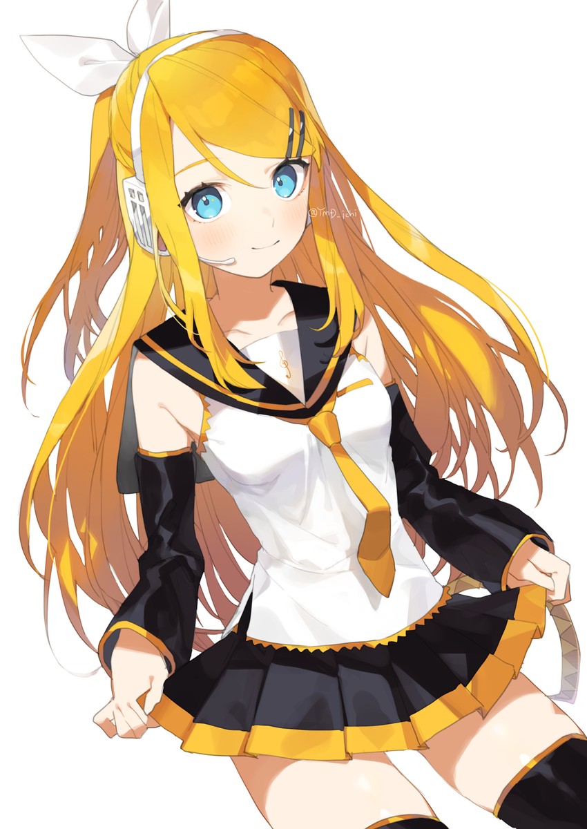 kagamine rin (vocaloid and 2 more) drawn by yamada_ichi