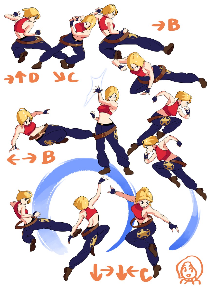 blue mary (the king of fighters and 1 more) drawn by some1else45
