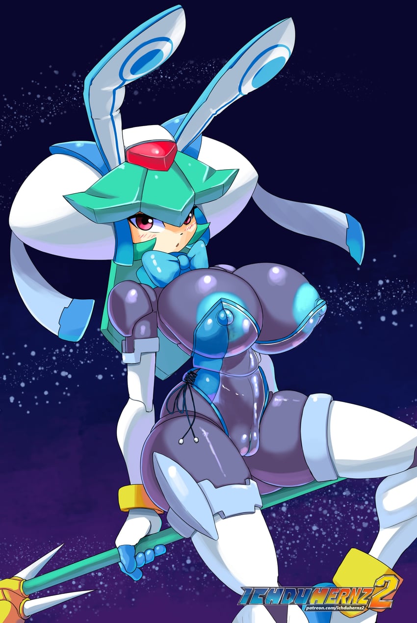 pandora and model w (mega man and 1 more) drawn by inchduhernz